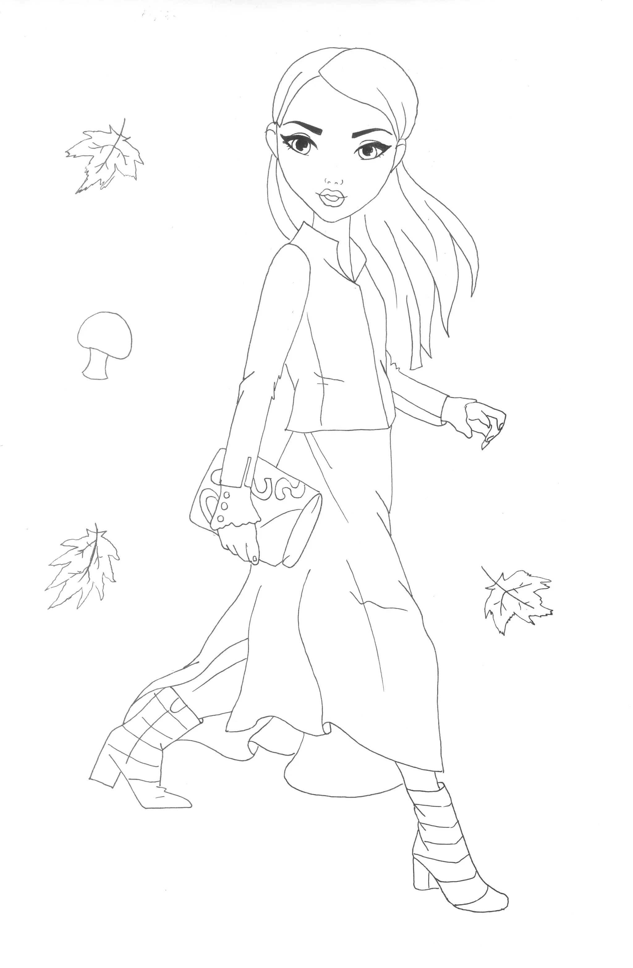 Fashion Girls Coloring Pack
