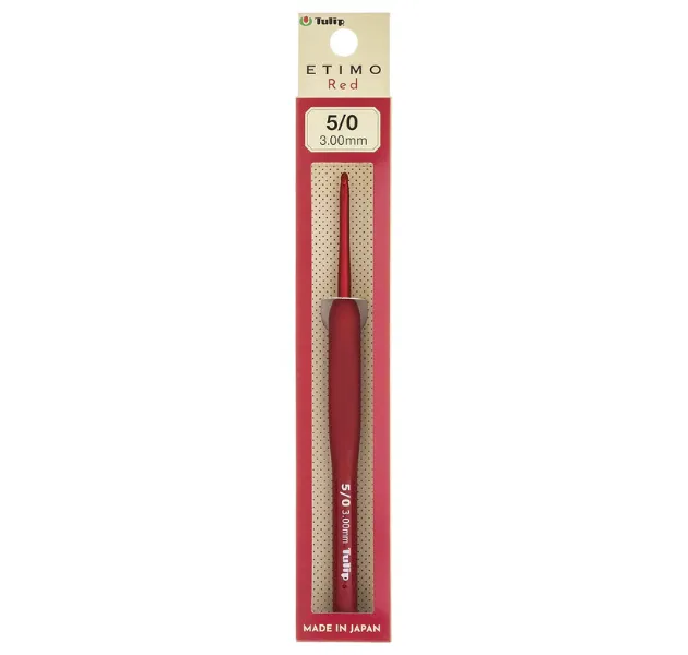 日本廣島TULIP - ETIMO Red 廣島紅色鉤針 5/0 號 3.00mm $398/支