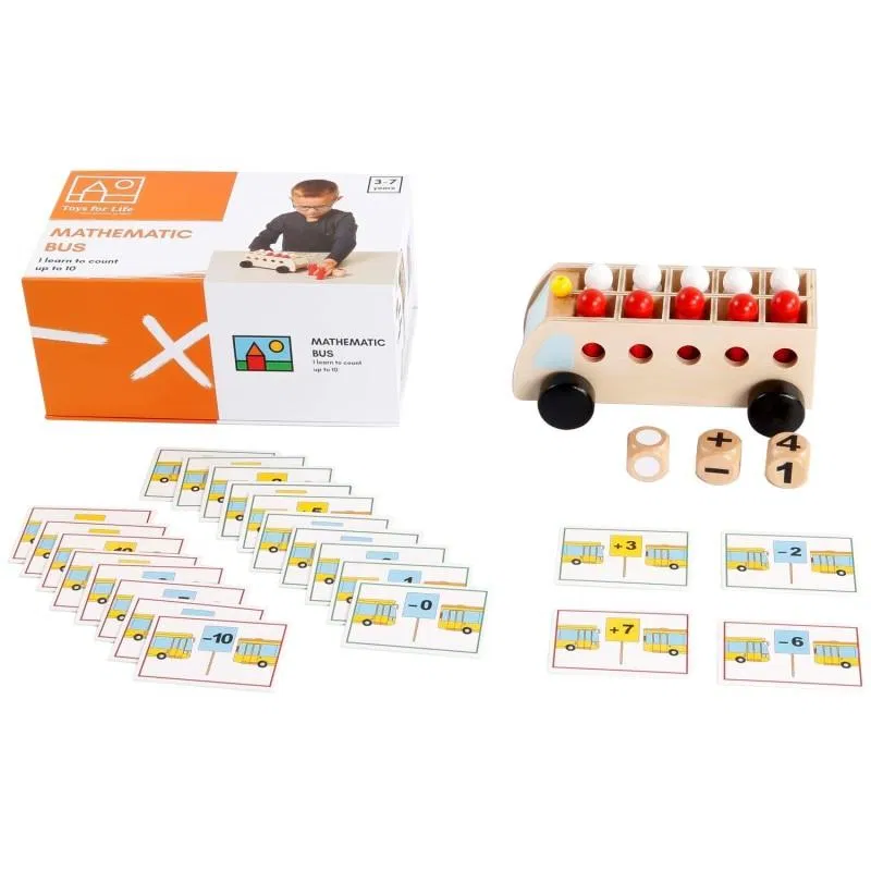 MEFA代理蒙式教具，Toys For Life - Mathematic bus