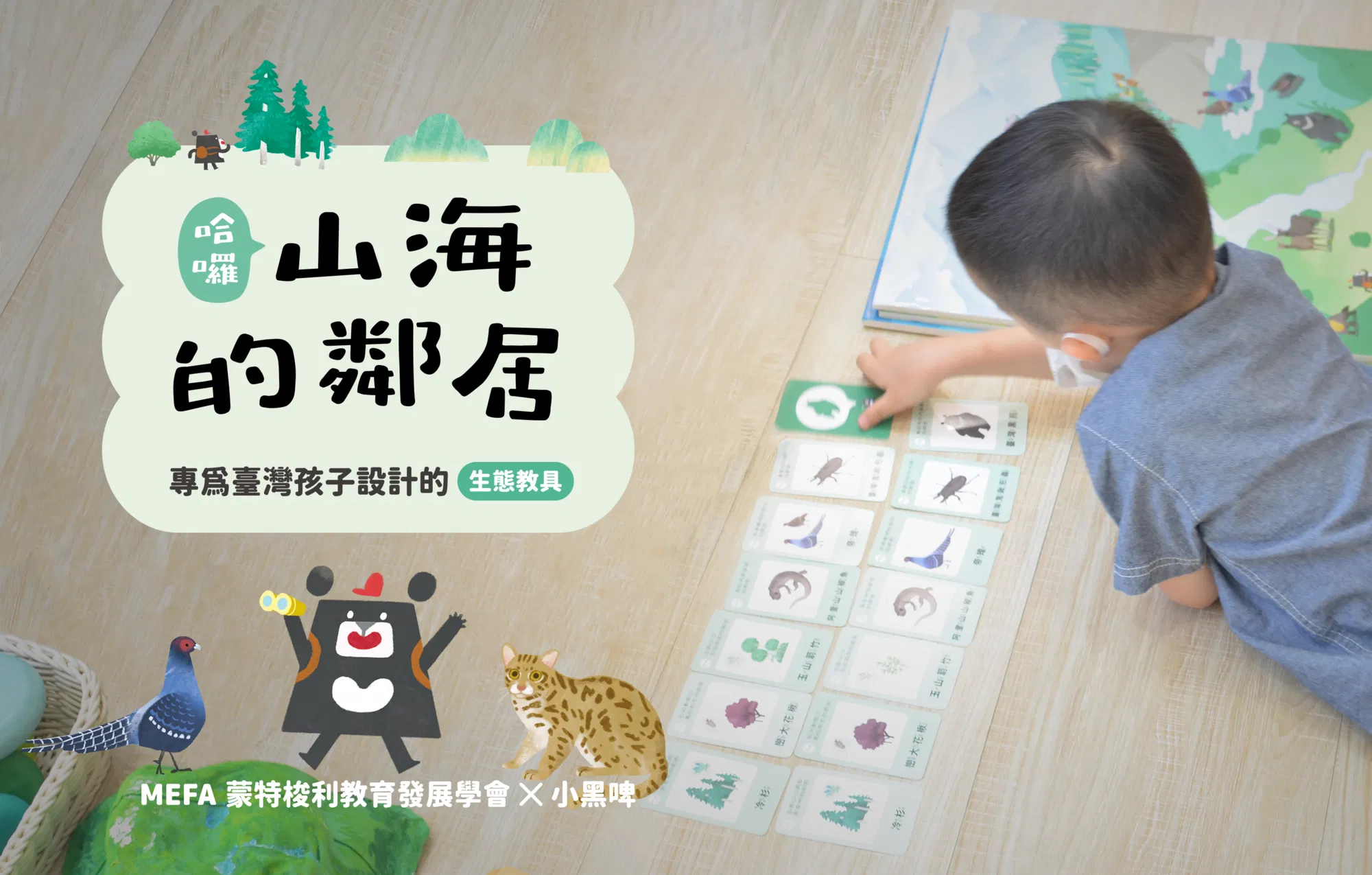 MEFA蒙特梭利文化寶盒套組（內含25隻棲息地動物）