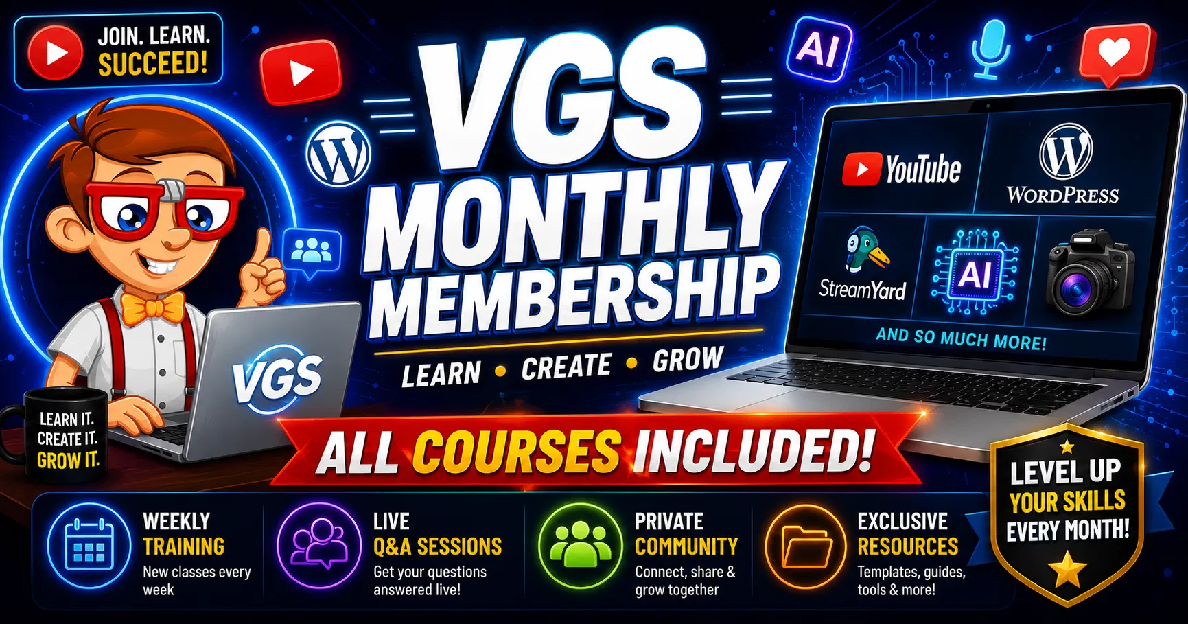 VGS Monthly Membership