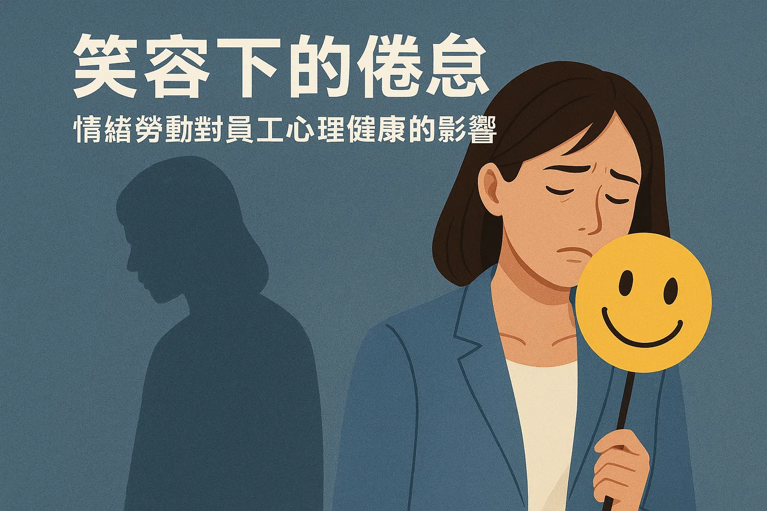 笑容下的倦怠：情緒勞動對員工心理健康的影響