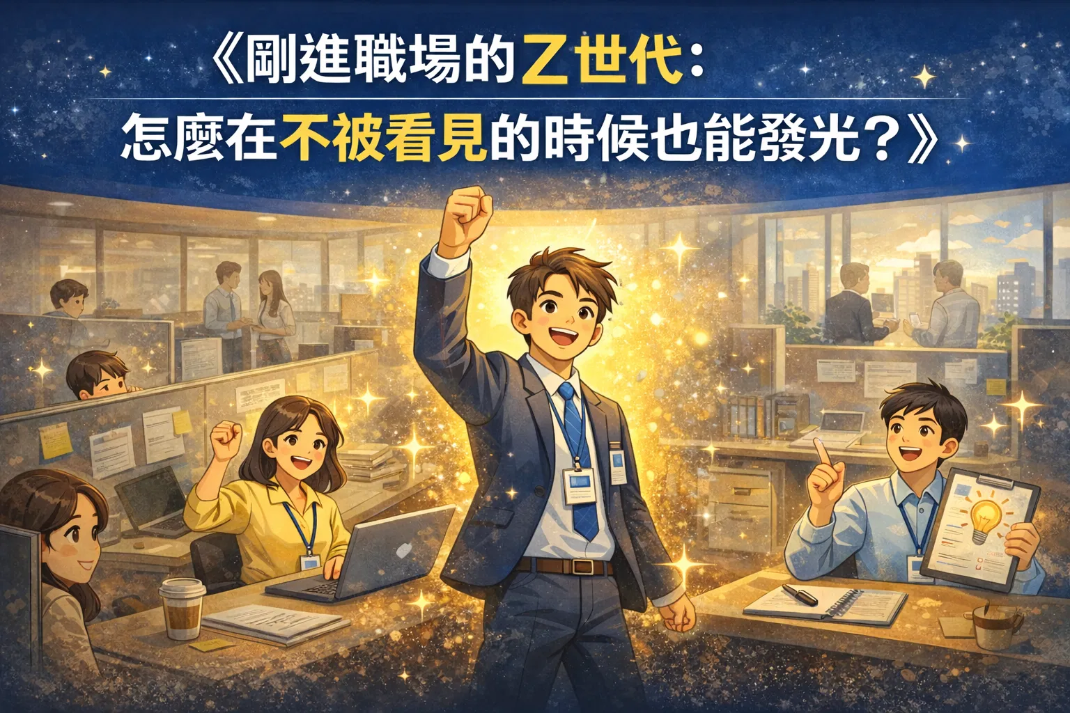 剛進職場的Z世代：怎麼在不被看見的時候也能發光？