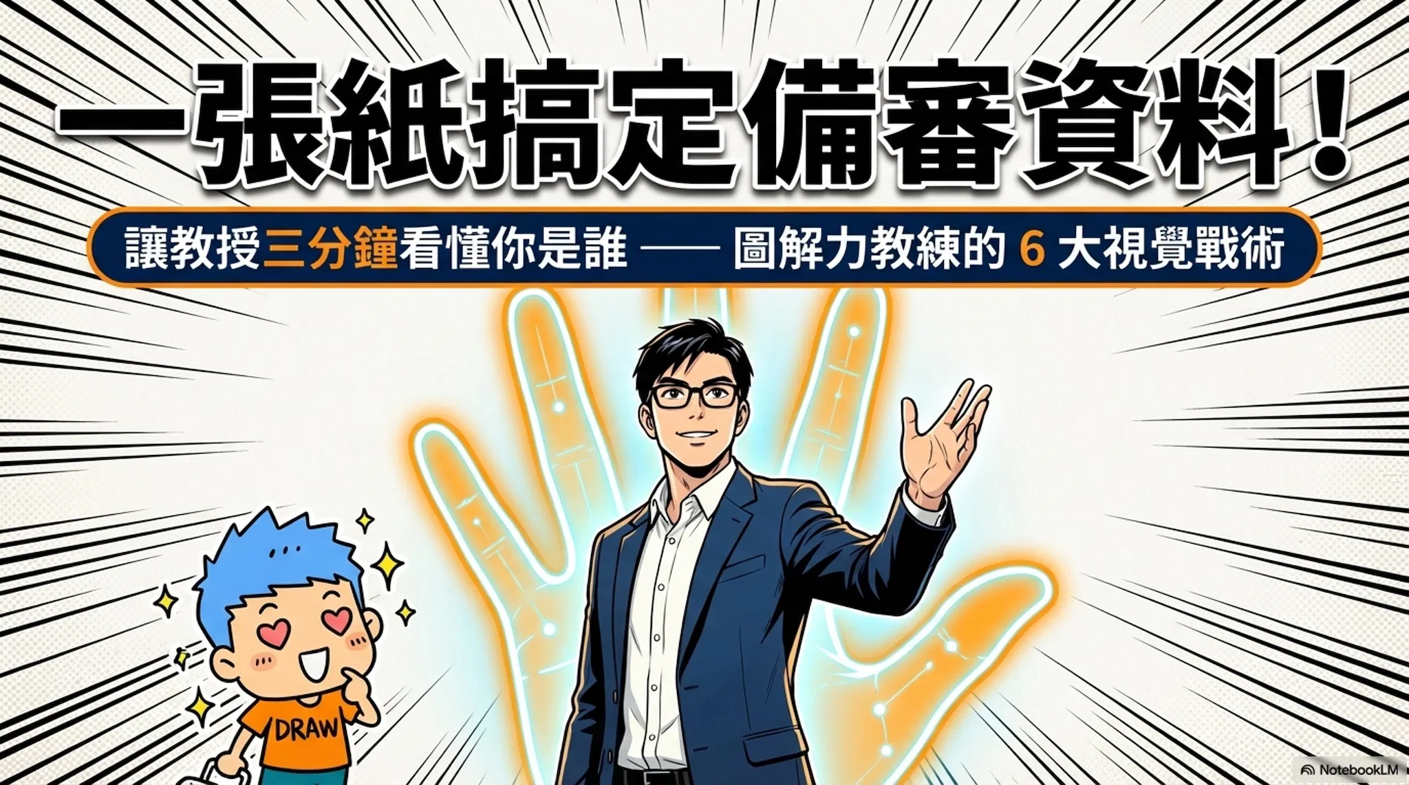 一張紙搞定備審資料：讓評審三分鐘看懂你是誰