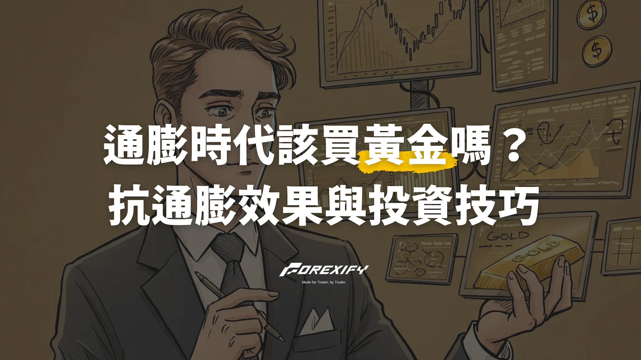 通膨時代該買黃金嗎？解析抗通膨效果、歷史報酬與進階投資技巧