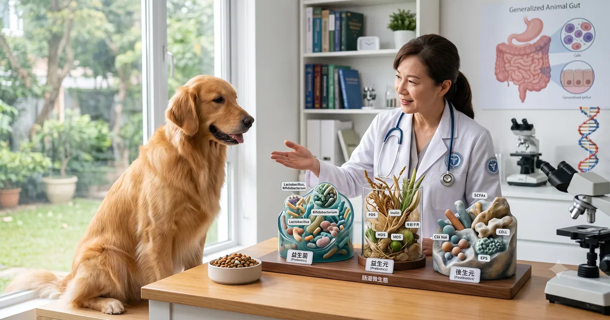 營養與代謝｜益生菌、益生元與後生元的科學機制、犬貓差異化配方及市場訴求策略