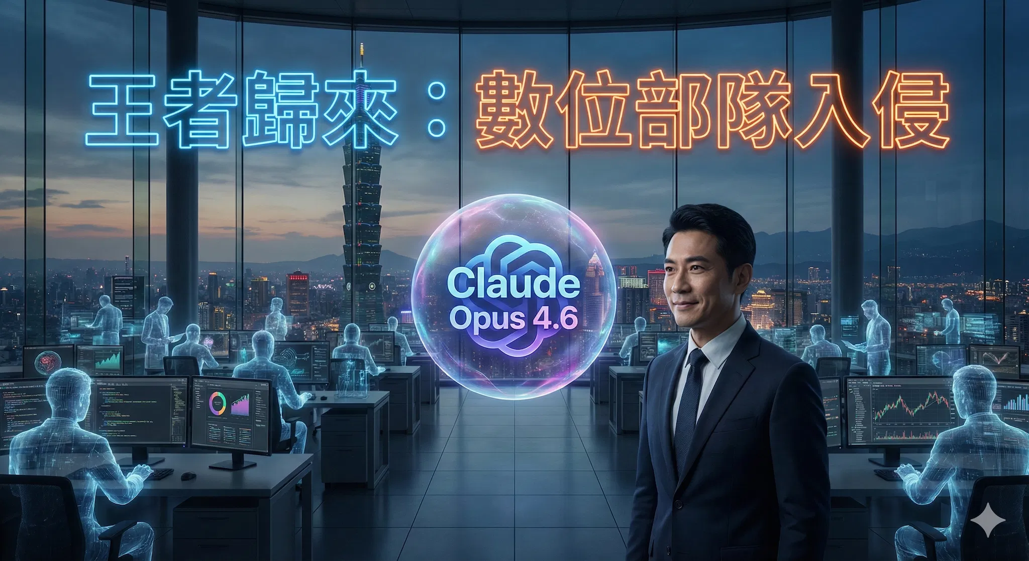 PPT 毀滅者降臨!Claude Opus 4.6 震撼發布:這不只是升級,這是「數位部隊」的全面入侵!