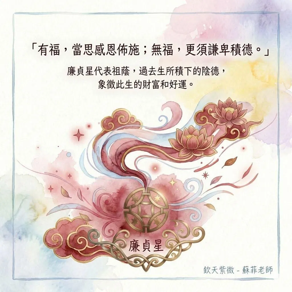 廉貞星-有福,當思感恩佈施;無福,更需謙卑積德