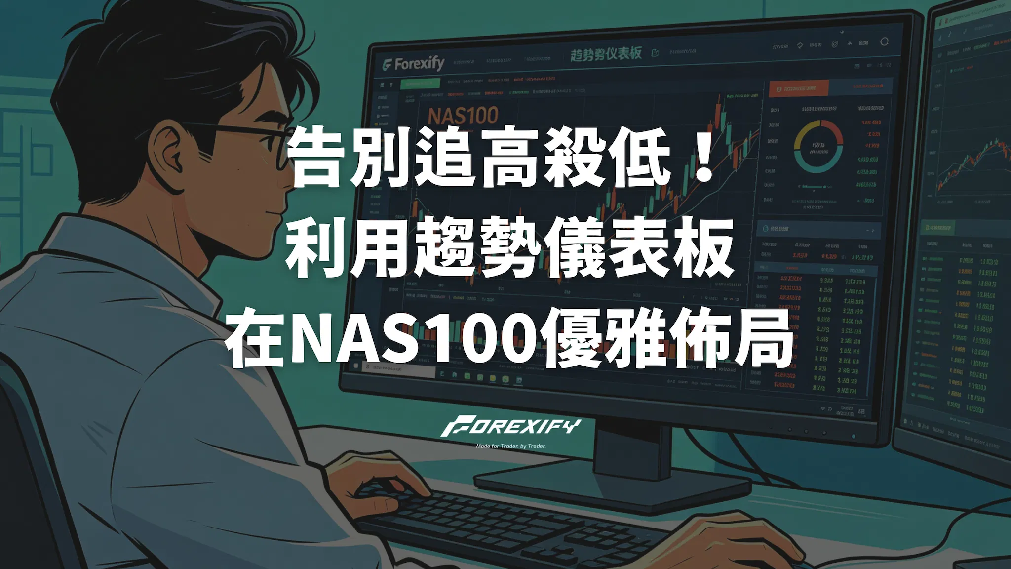 告別追高殺低！如何利用趨勢儀表板與相對低點訊號，在NAS100洗盤時優雅佈局？