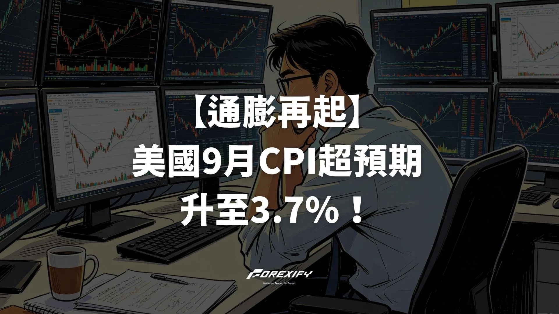 【通膨再起】美國9月CPI超預期升至3.7%！