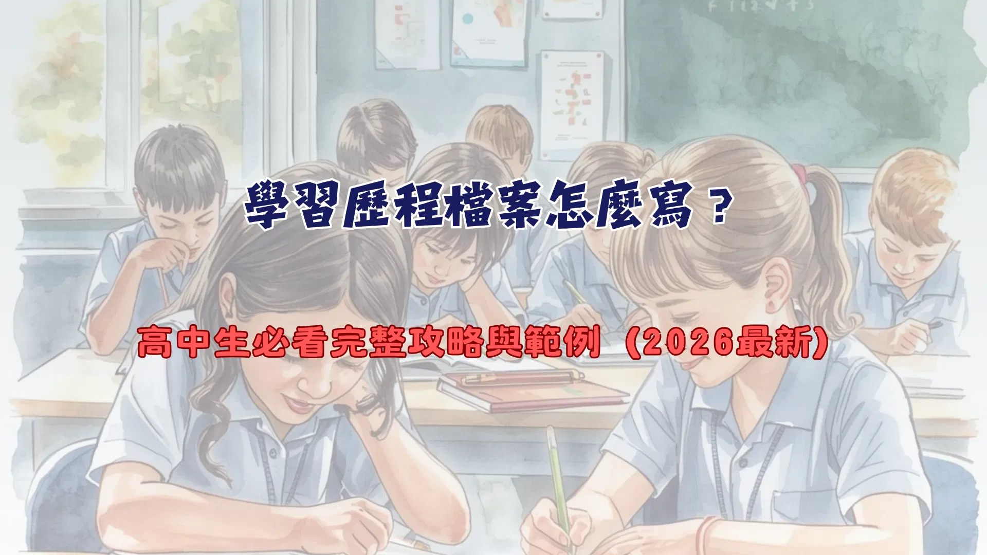 學習歷程檔案怎麼寫？高中生必看完整攻略與範例（2026最新）