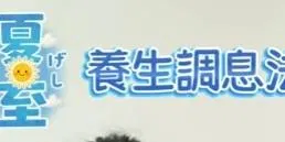 ⚜夏至養生法