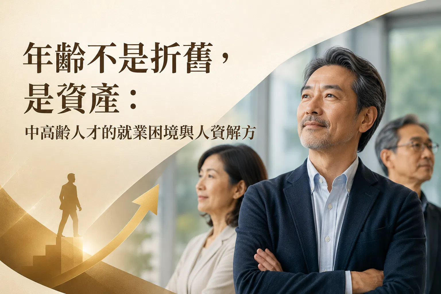 年齡不是折舊，是資產：中高齡人才的就業困境與人資解方