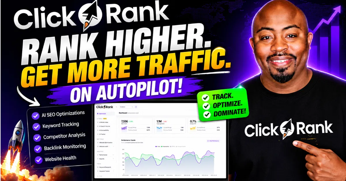 ClickRank Review: AI SEO Automation for On-Page Fixes & Rank Tracking