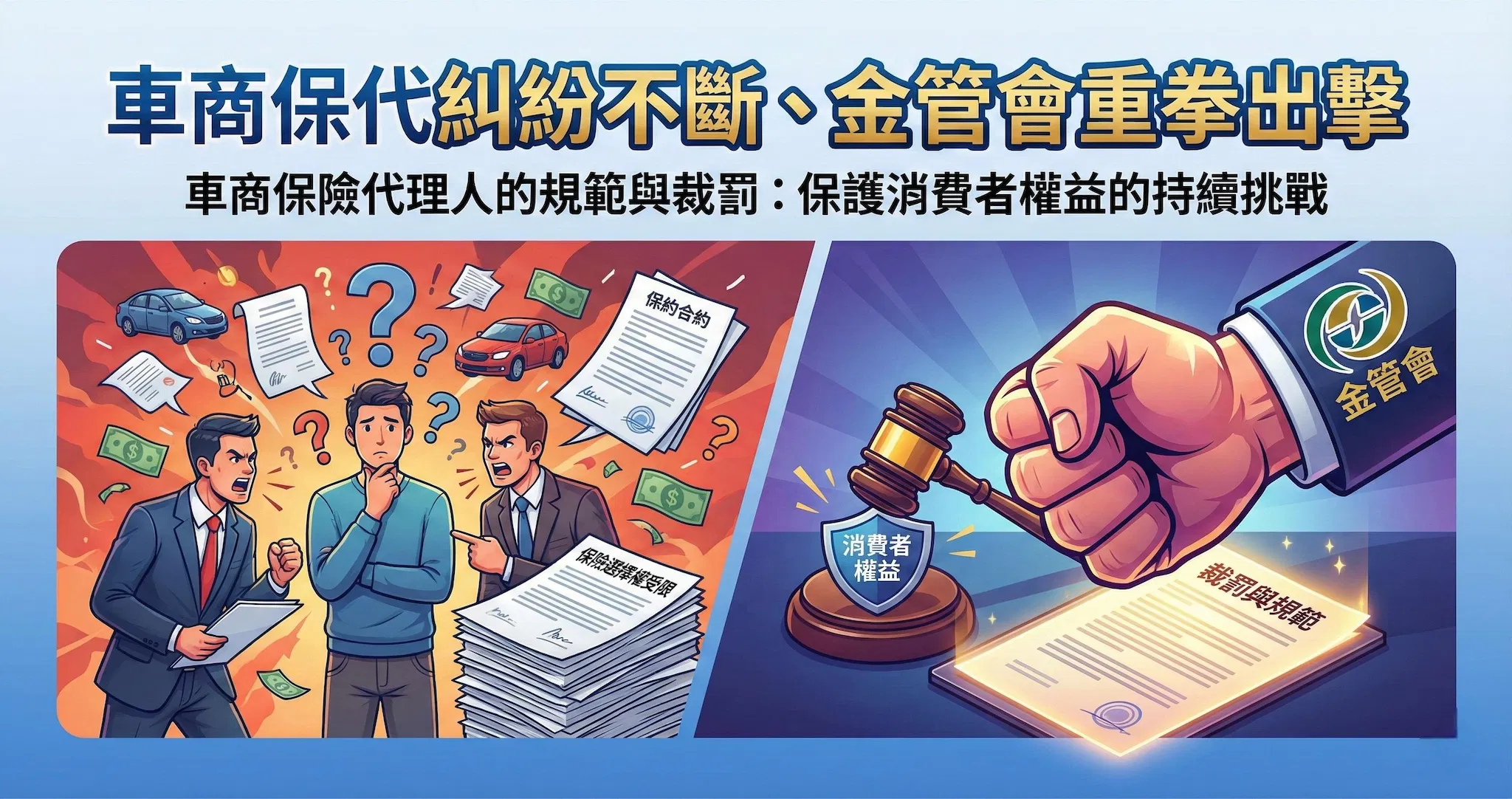 車商保代糾紛不斷、金管會重拳出擊