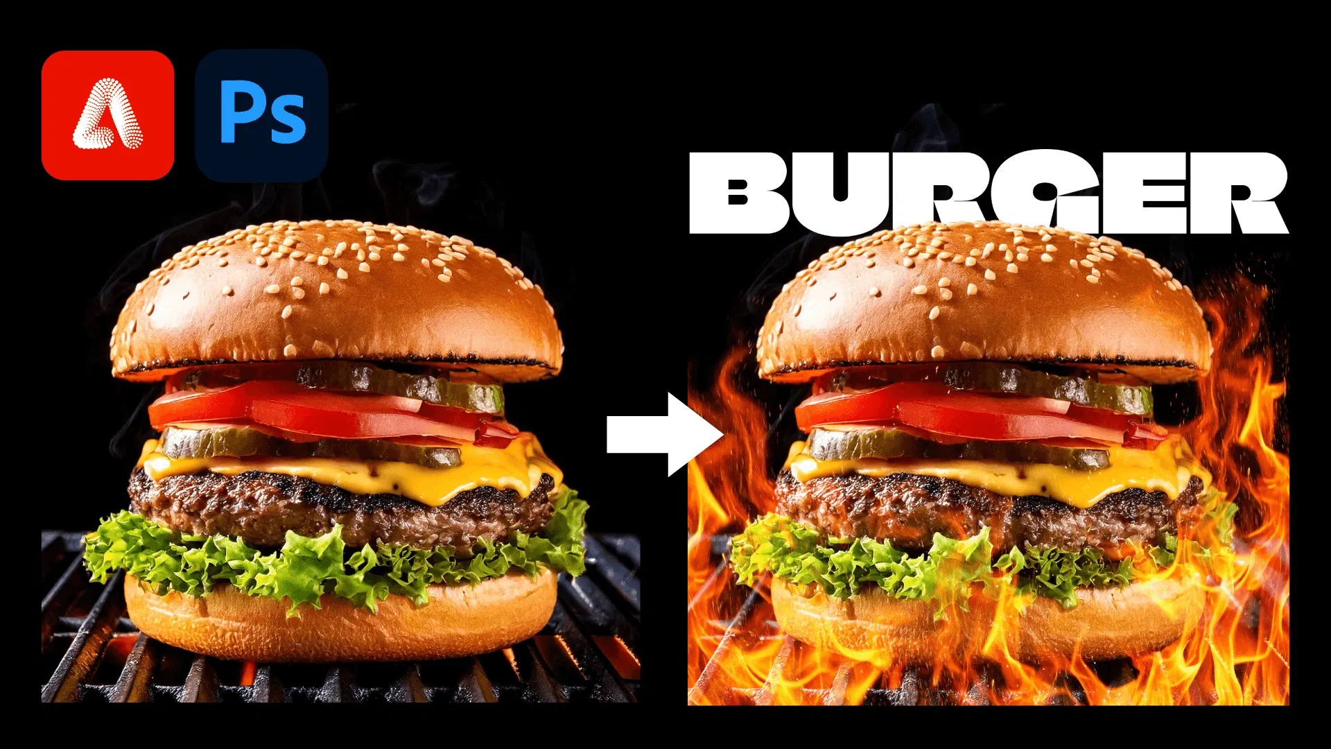 讓食物變美味的 AI 魔法🍔 Adobe Firefly + Photoshop 混合修圖技巧