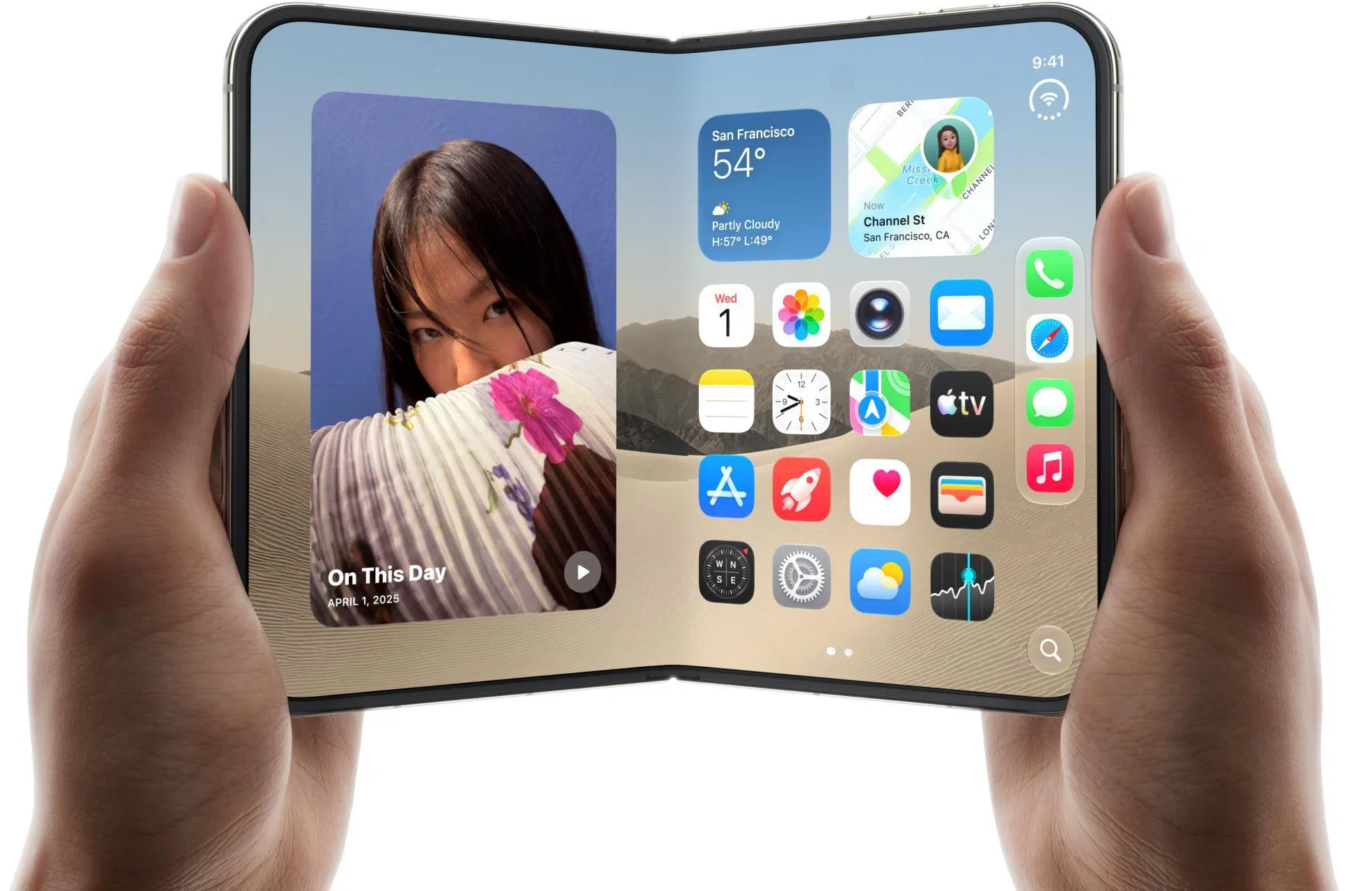 iPhone Duo 為什麼把 tab bar 搬到側邊？折疊 iPhone 設計指南：size class、保留區與 Figma 畫板尺寸