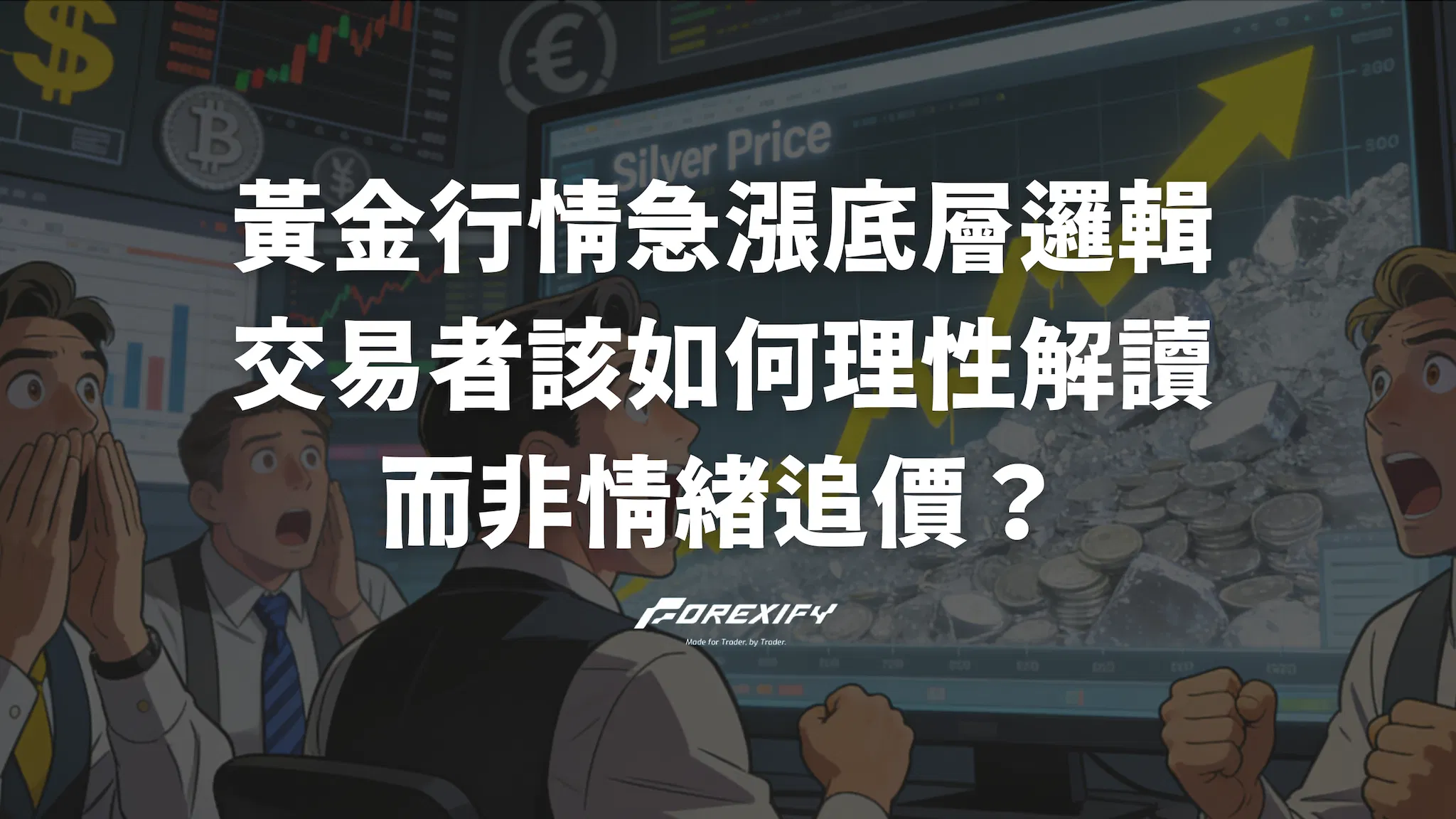 黃金行情急漲的底層邏輯：交易者該如何理性解讀，而非情緒追價？