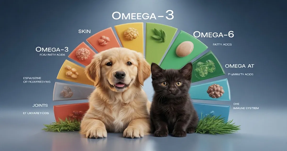 食品營養｜ 犬貓營養中的Omega-3與Omega-6脂肪酸平衡
