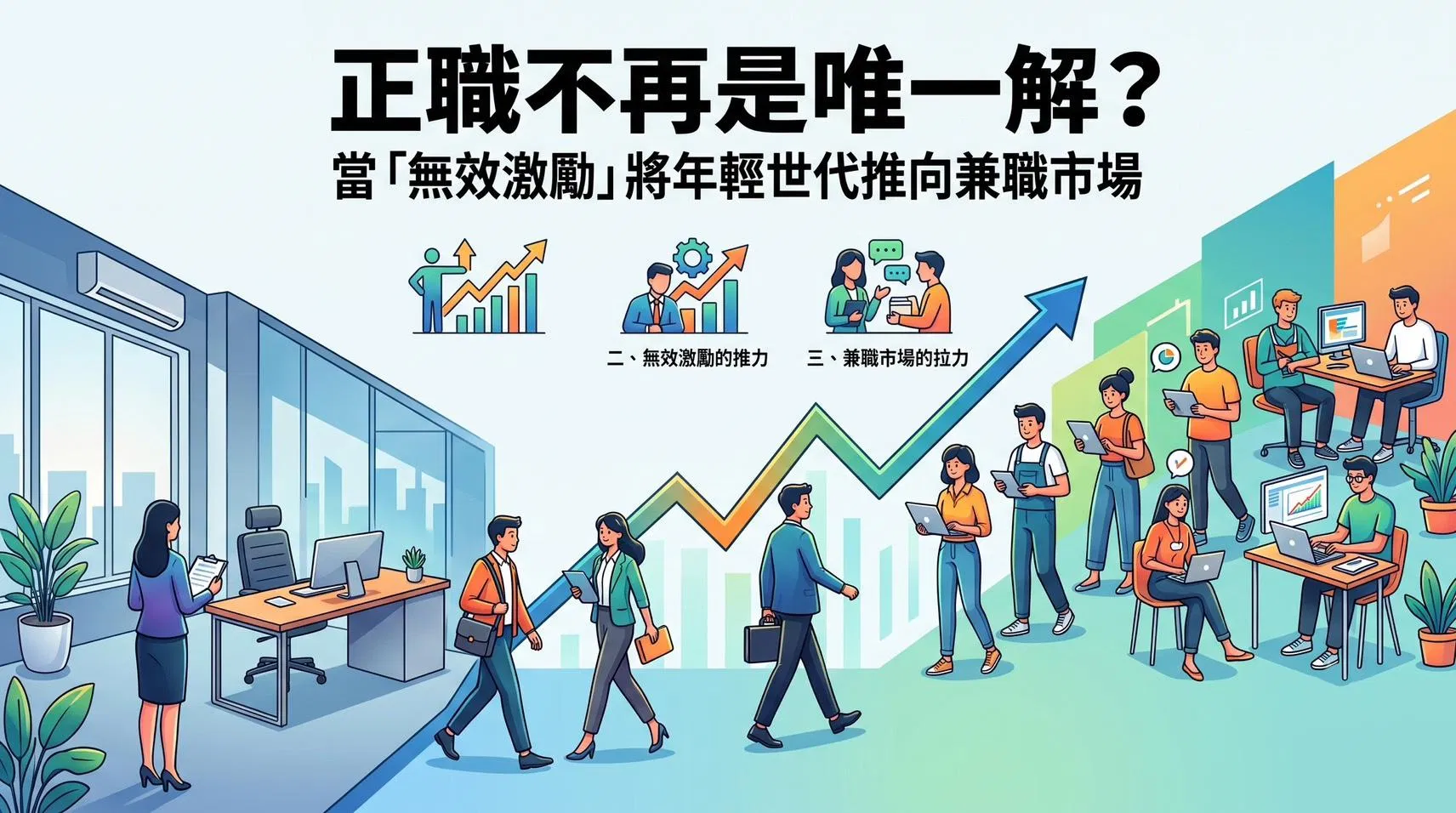 正職不再是唯一解？ 當「無效激勵」將年輕世代推向兼職市場