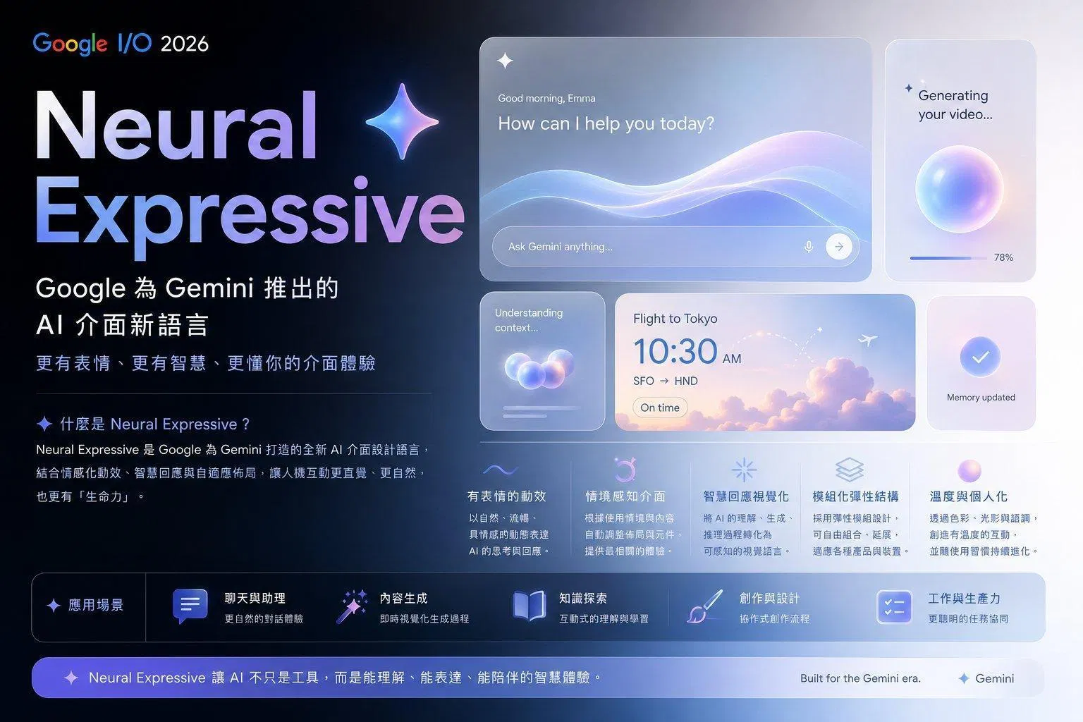 Neural Expressive 是什麼?Google 為 Gemini 推出的 AI 介面新語言完整解析