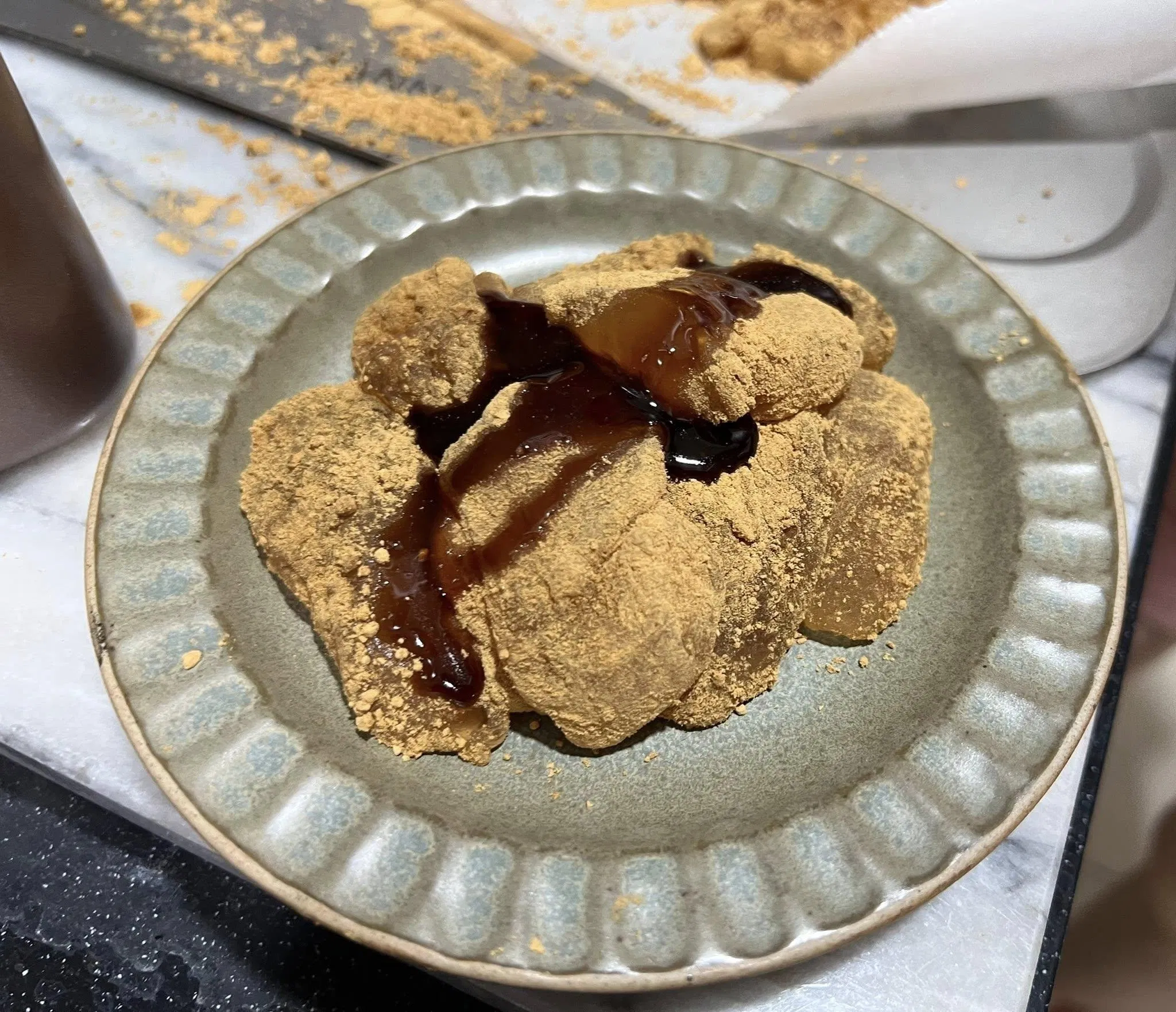 蕨餅做法很快、材料也單純