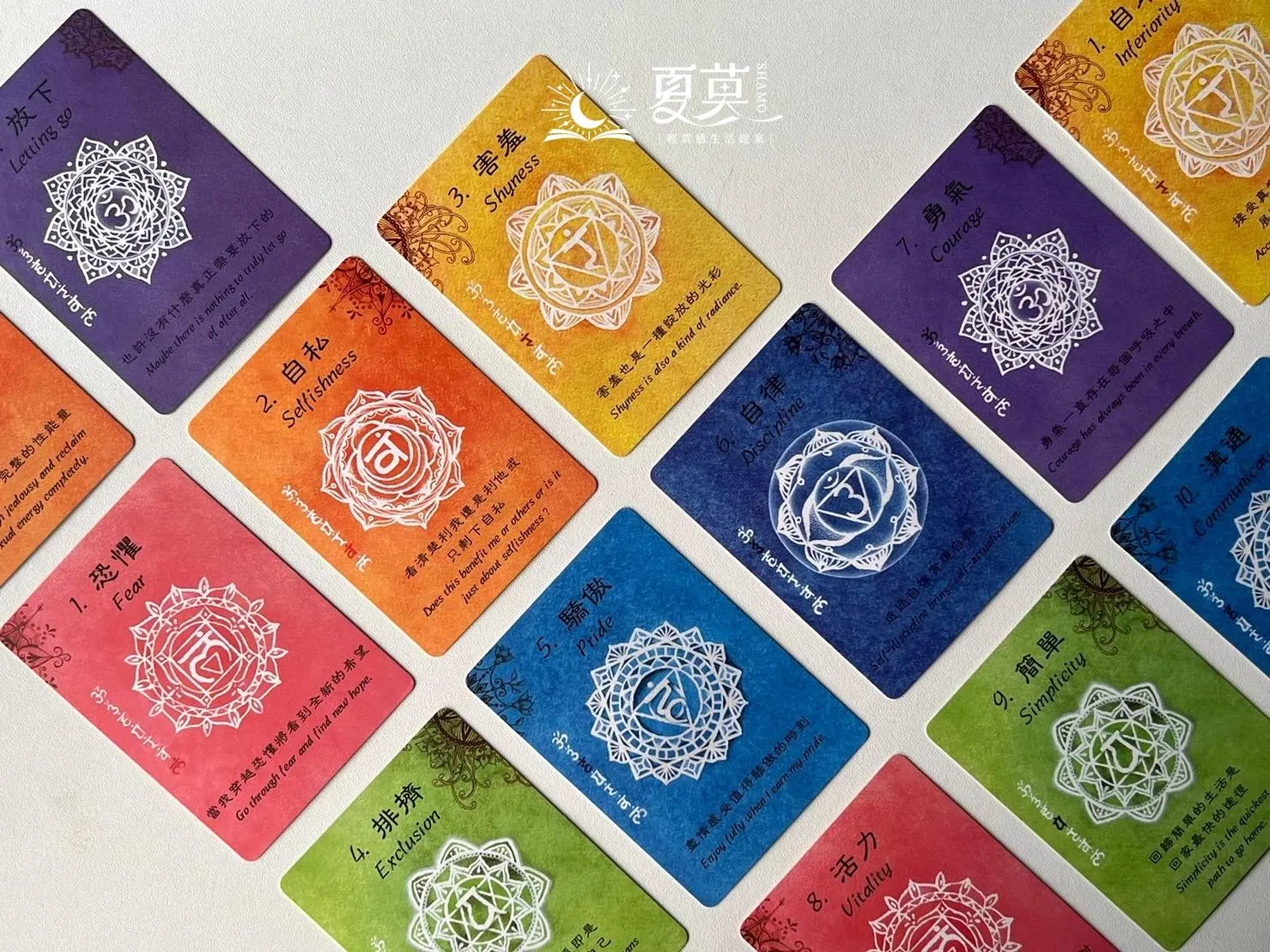 曼陀羅禪卡心輪1『後悔』：花再多時間後悔可能會換來更多後悔！