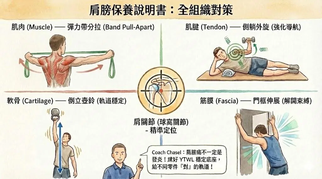 肩膀全組織保養菜單