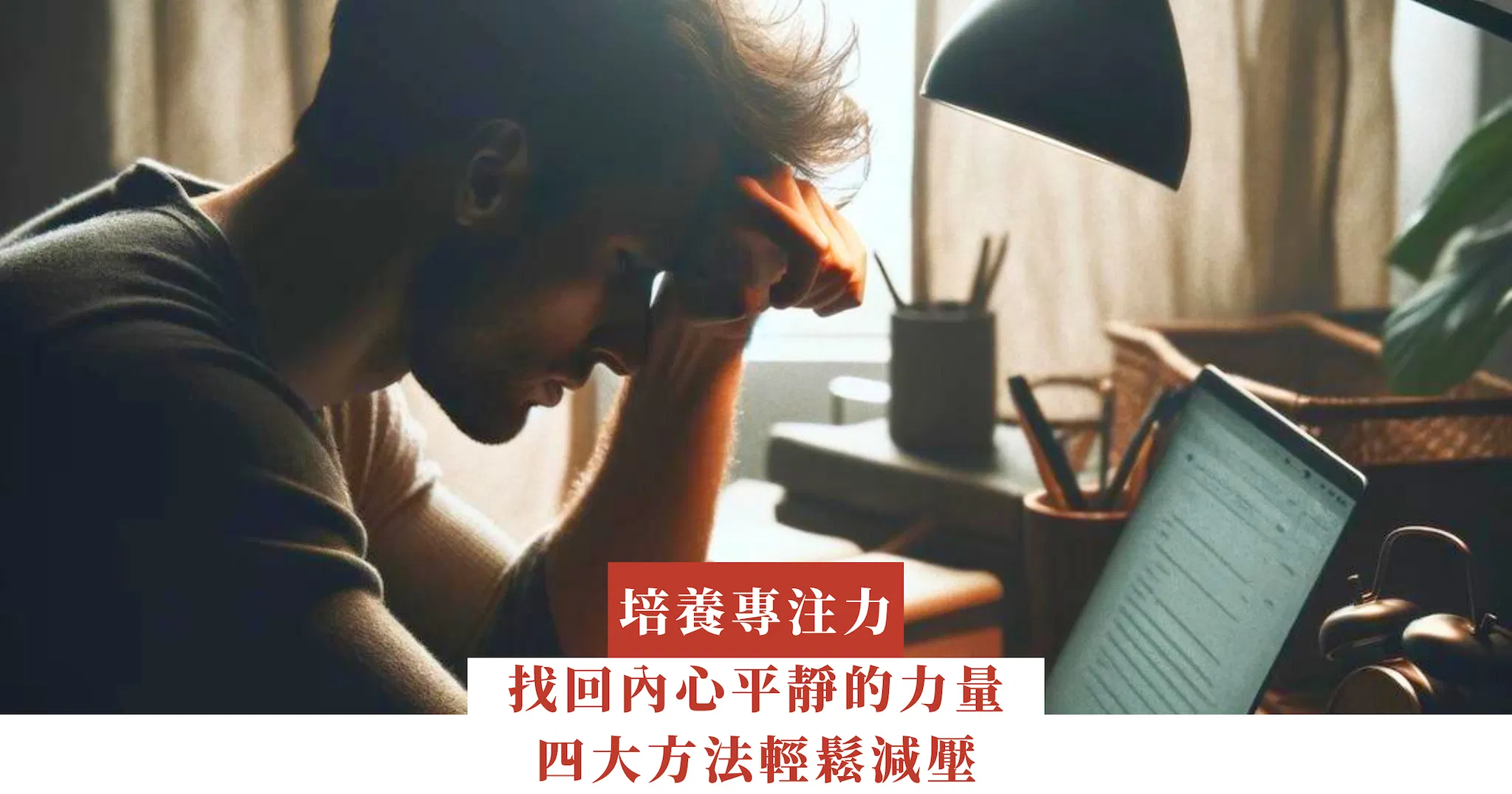 找回內心平靜的力量， 四大方法輕鬆減壓