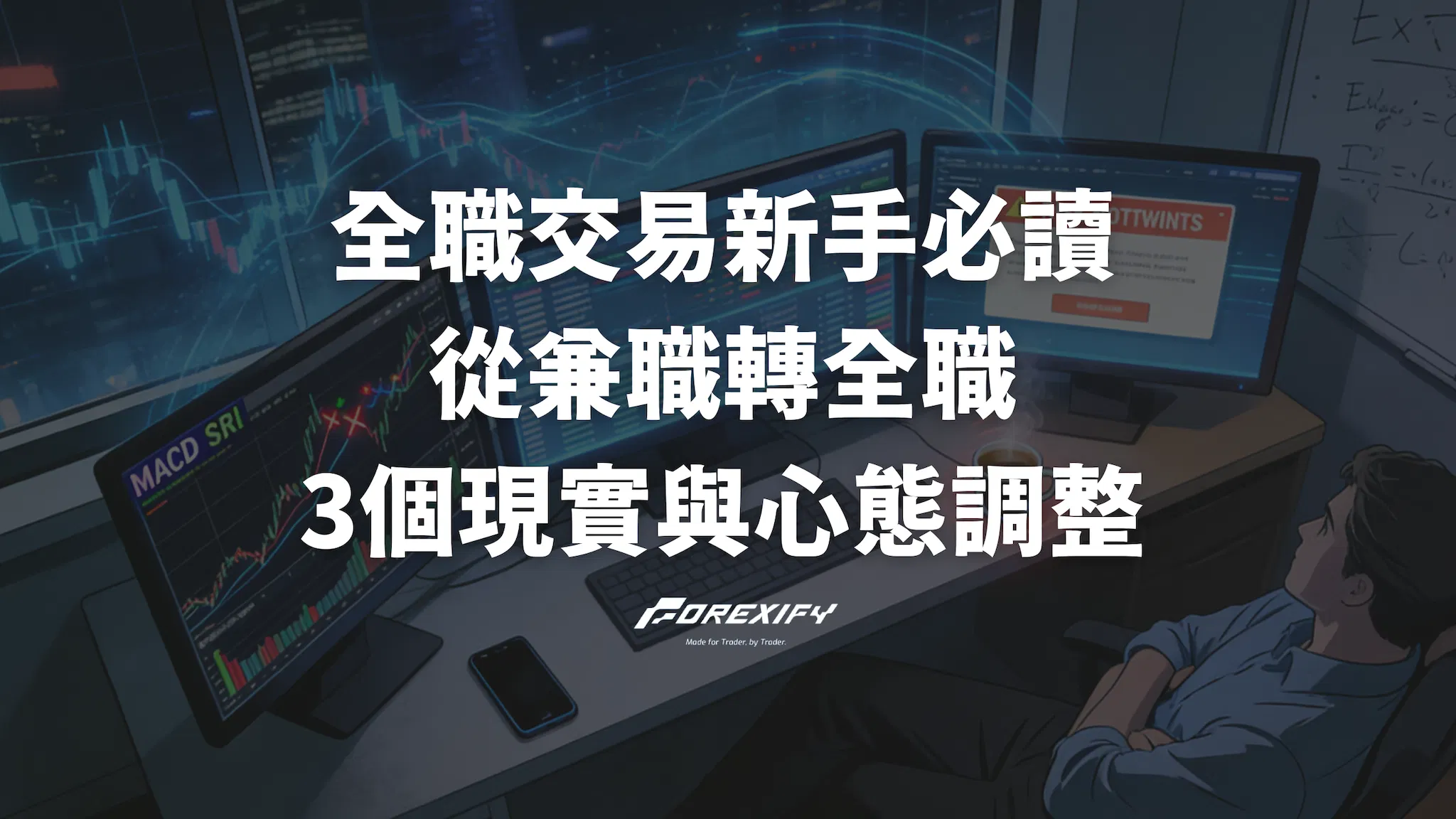 全職交易新手必讀：從兼職轉全職的3個現實與心態調整