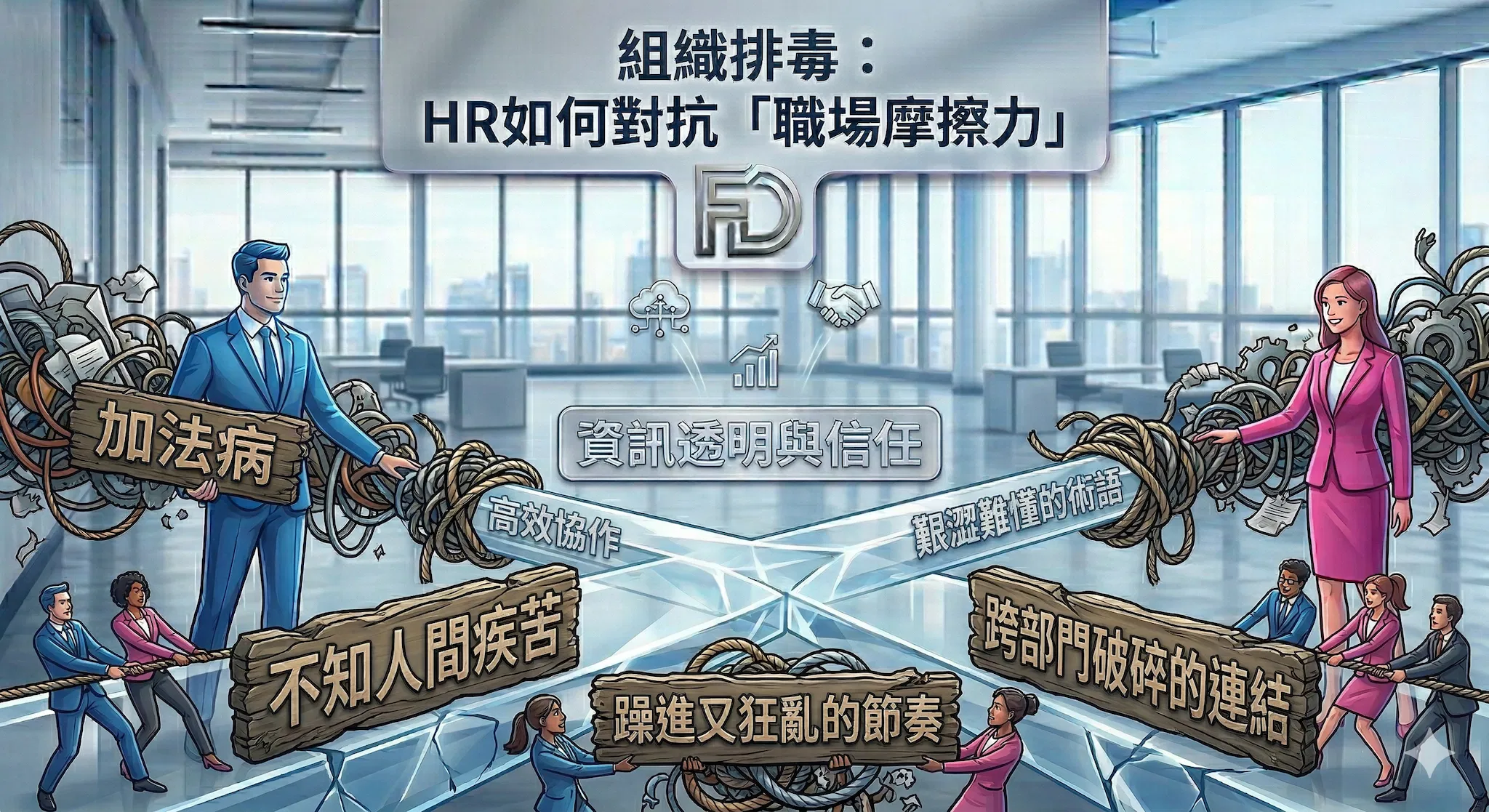 組織排毒：HR如何對抗「職場摩擦力」