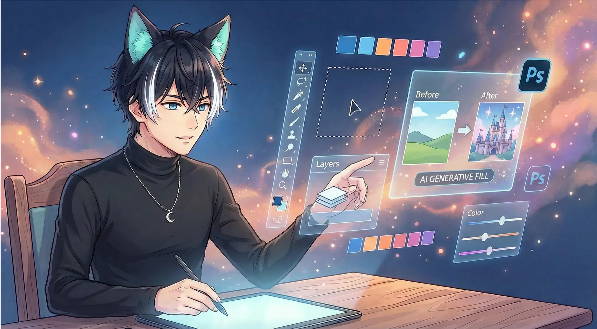 Photoshop 完整功能介紹、AI 新功能與設計師應用指南