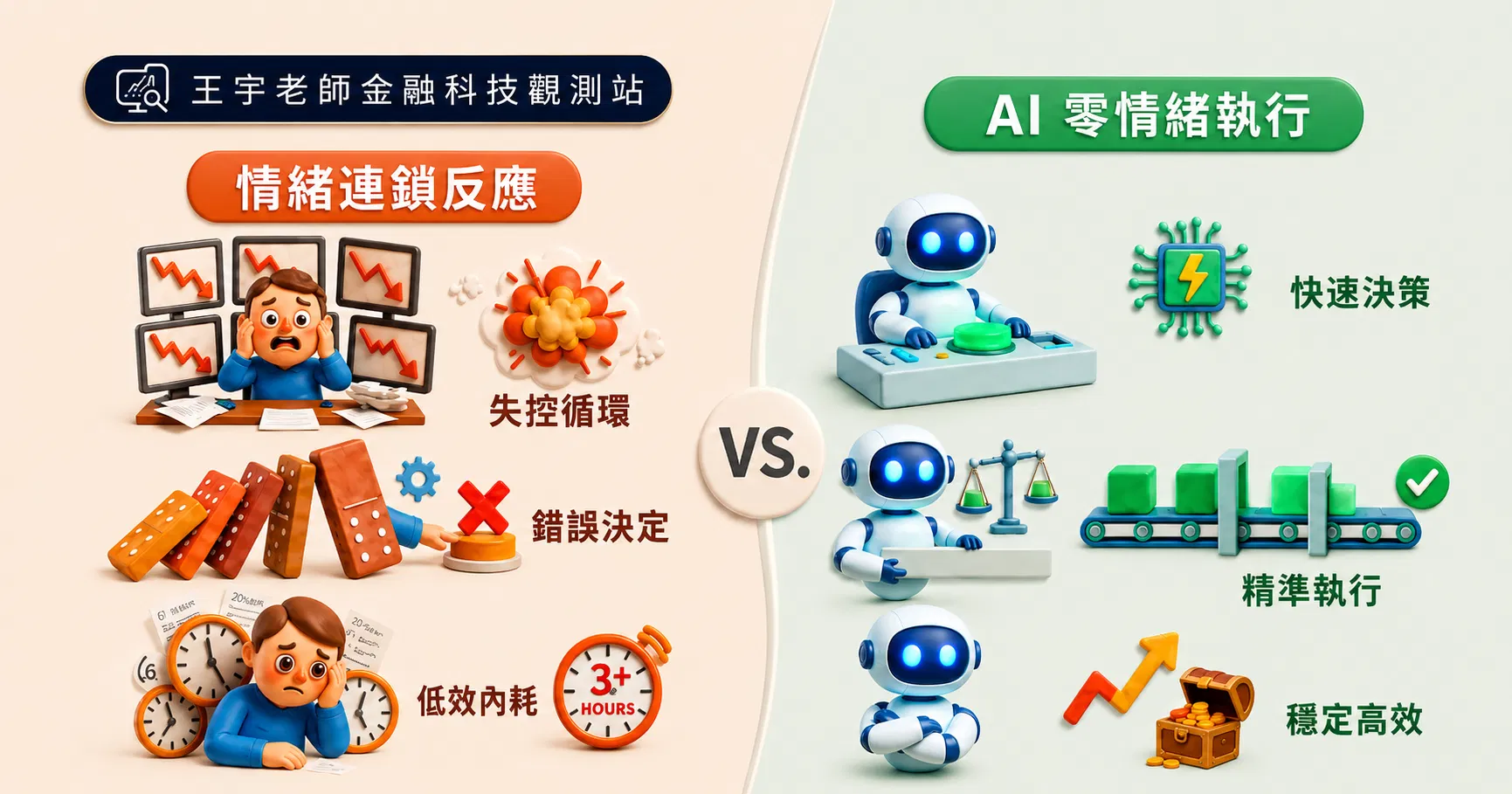 每天盯盤三小時，AI 只需要三毫秒，散戶還有勝算嗎？