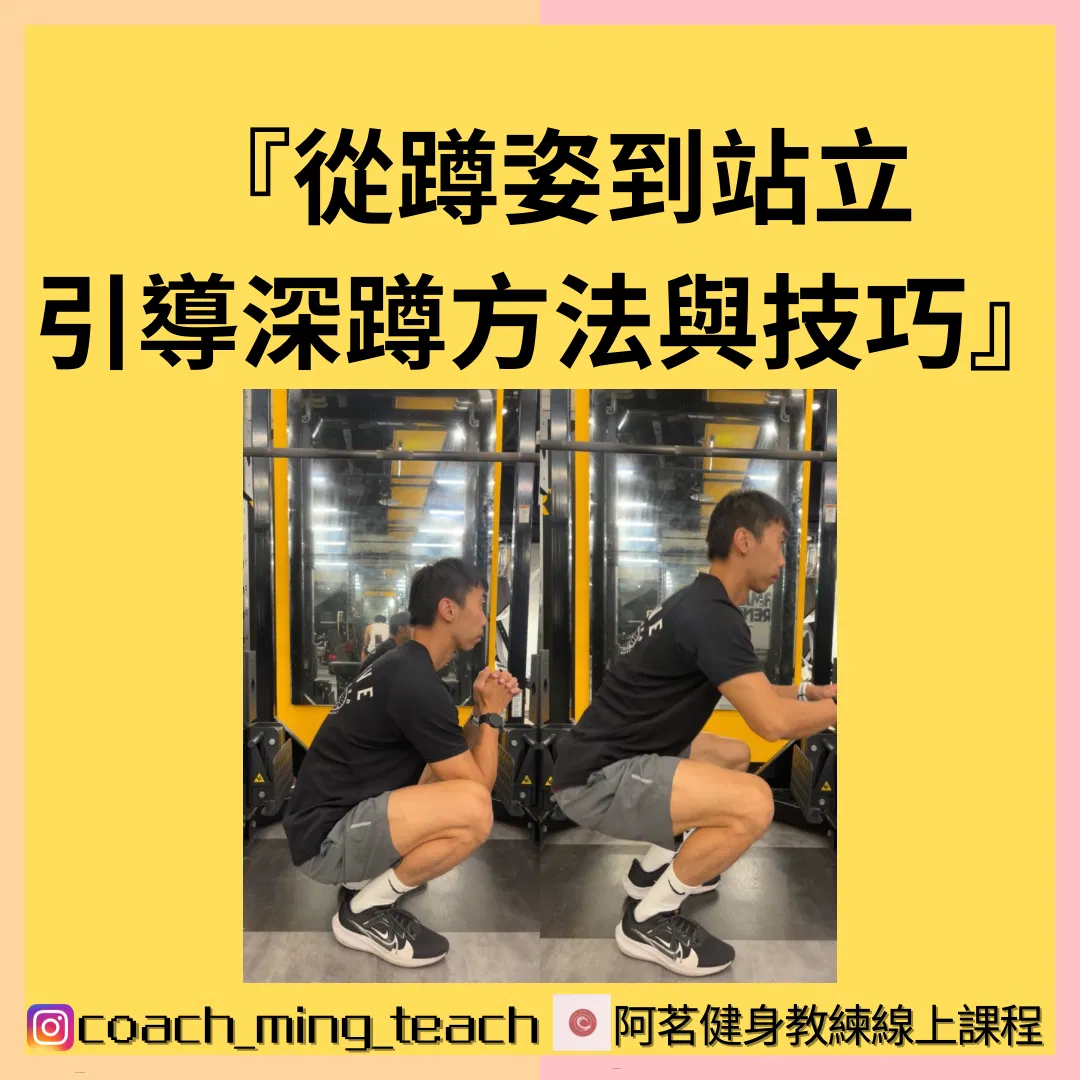 『從蹲姿到站立：引導深蹲方法與技巧』