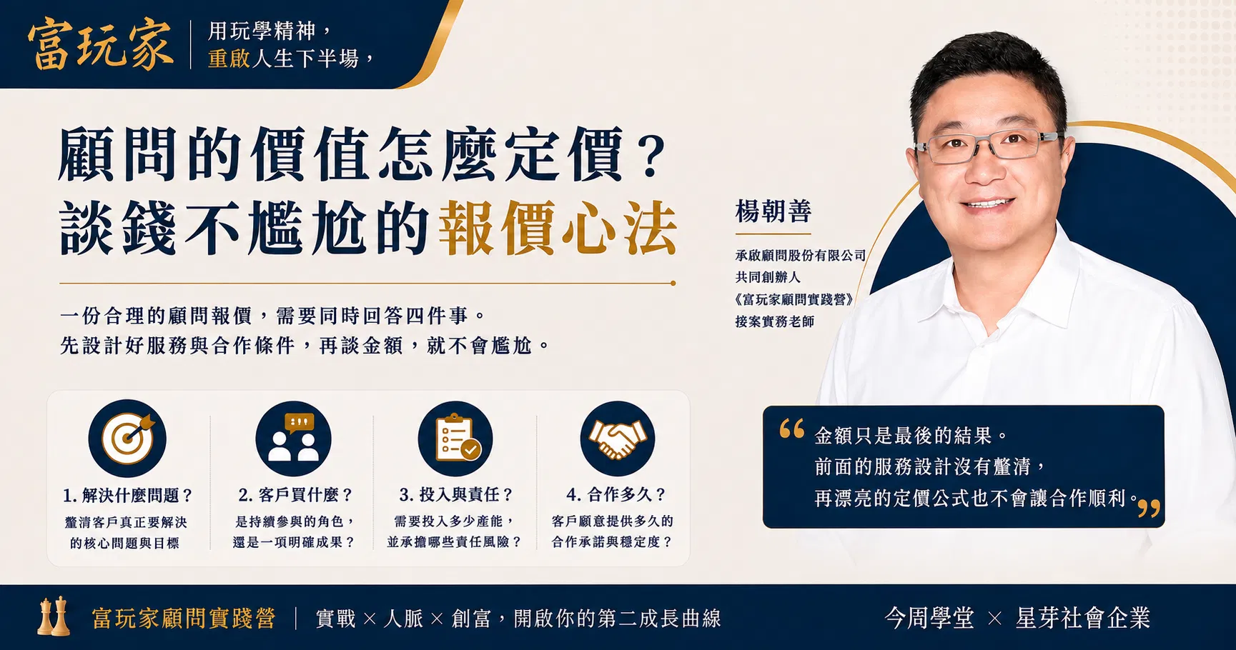 顧問的價值怎麼定價？談錢不尷尬的報價心法！