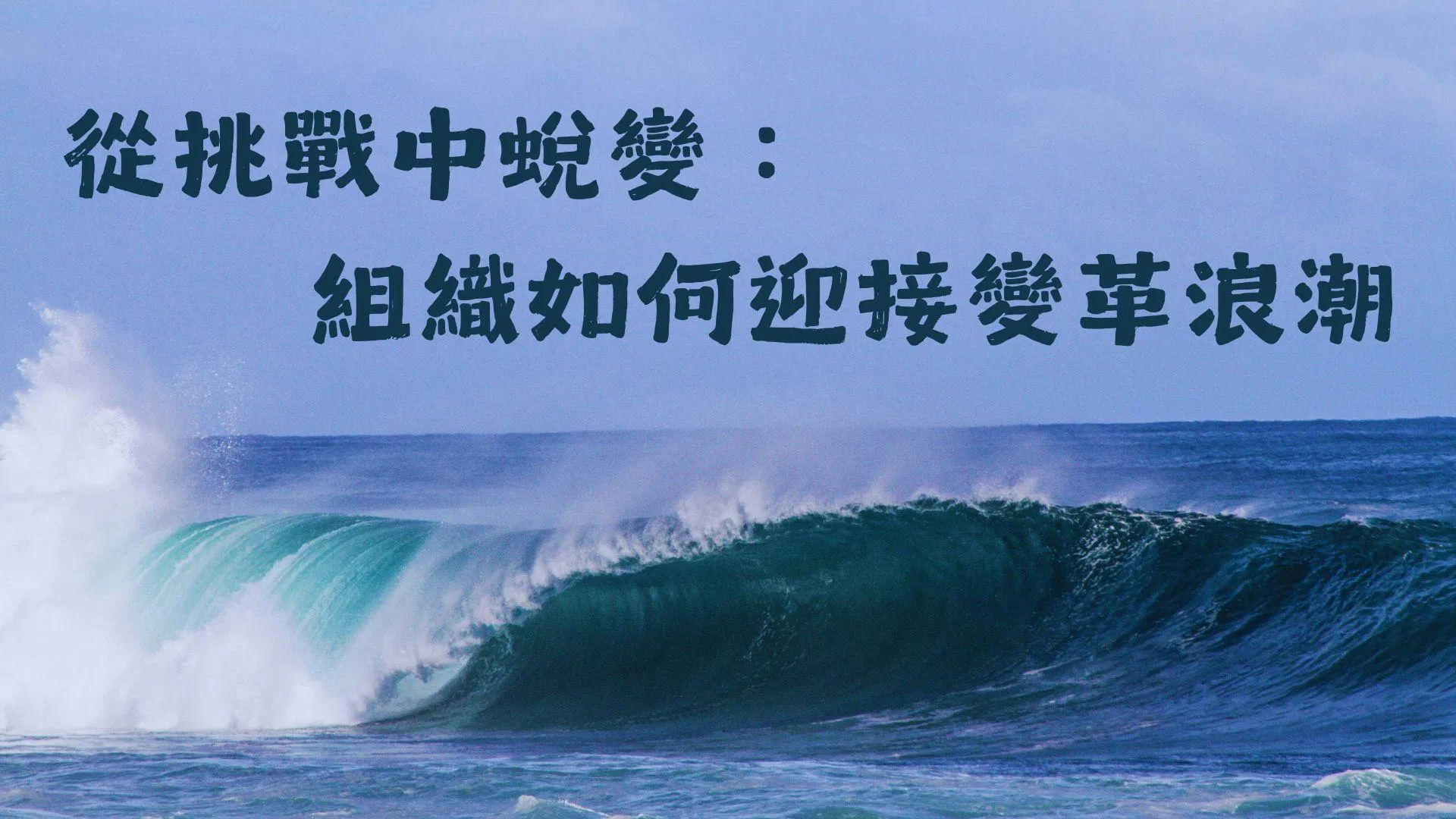 從挑戰中蛻變：組織如何迎接變革浪潮