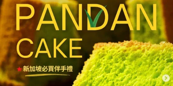 文化百寶箱 #新加坡 必買伴手禮——班蘭葉蛋糕（Pandan Cake）
