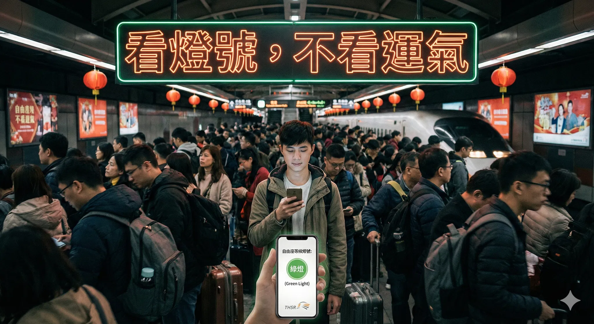 別在月台當「人形立牌」了!高鐵 AI 預測燈號上線:這是一場關乎春節歸鄉尊嚴的技術救贖。