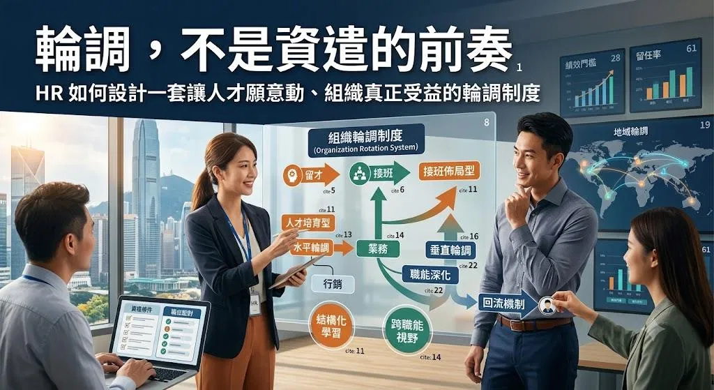 輪調，不是資遣的前奏：HR 如何設計一套讓人才願意動、組織真正受益的輪調制度