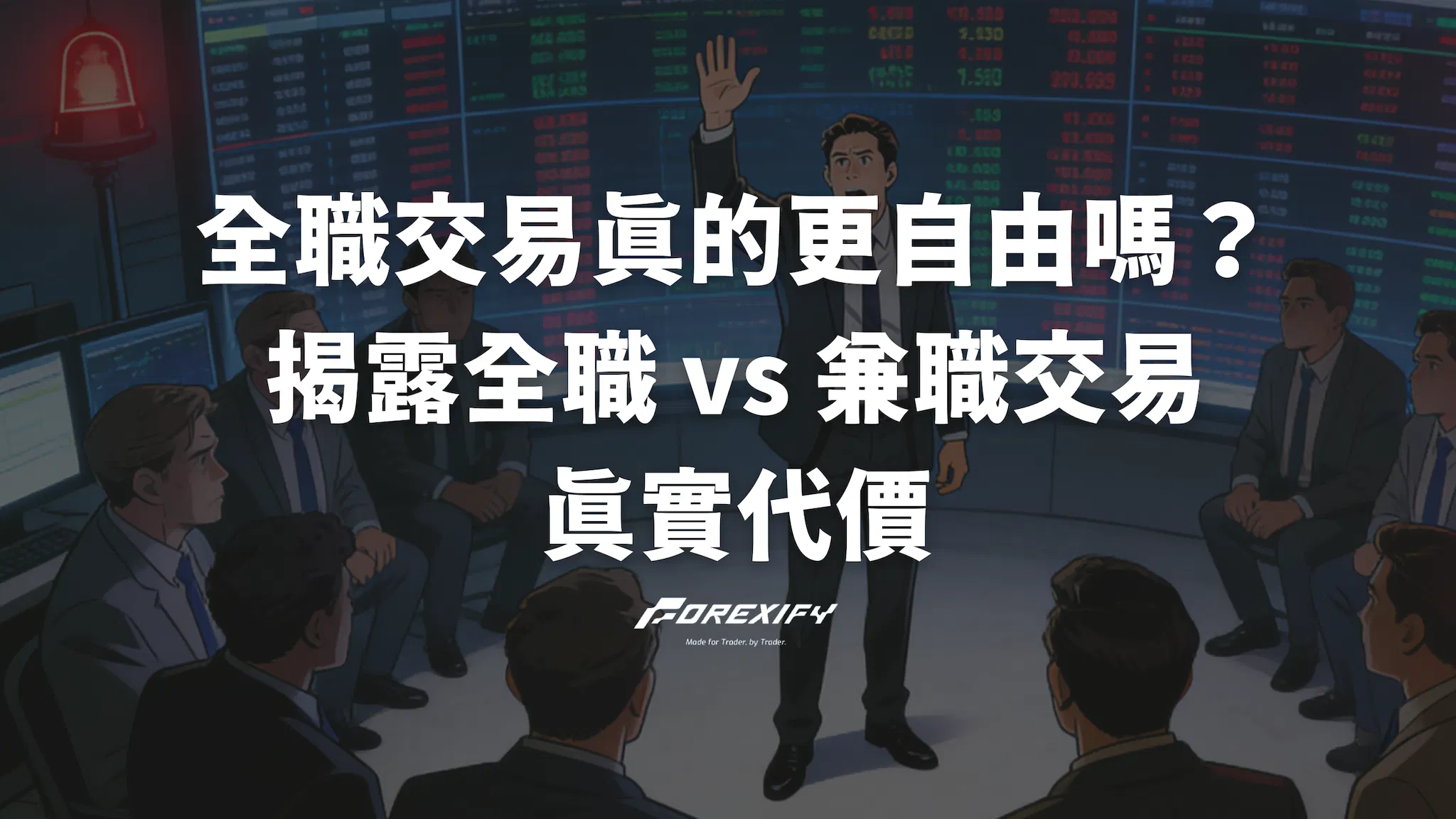 全職交易真的更自由嗎？揭露全職 vs 兼職交易的真實代價