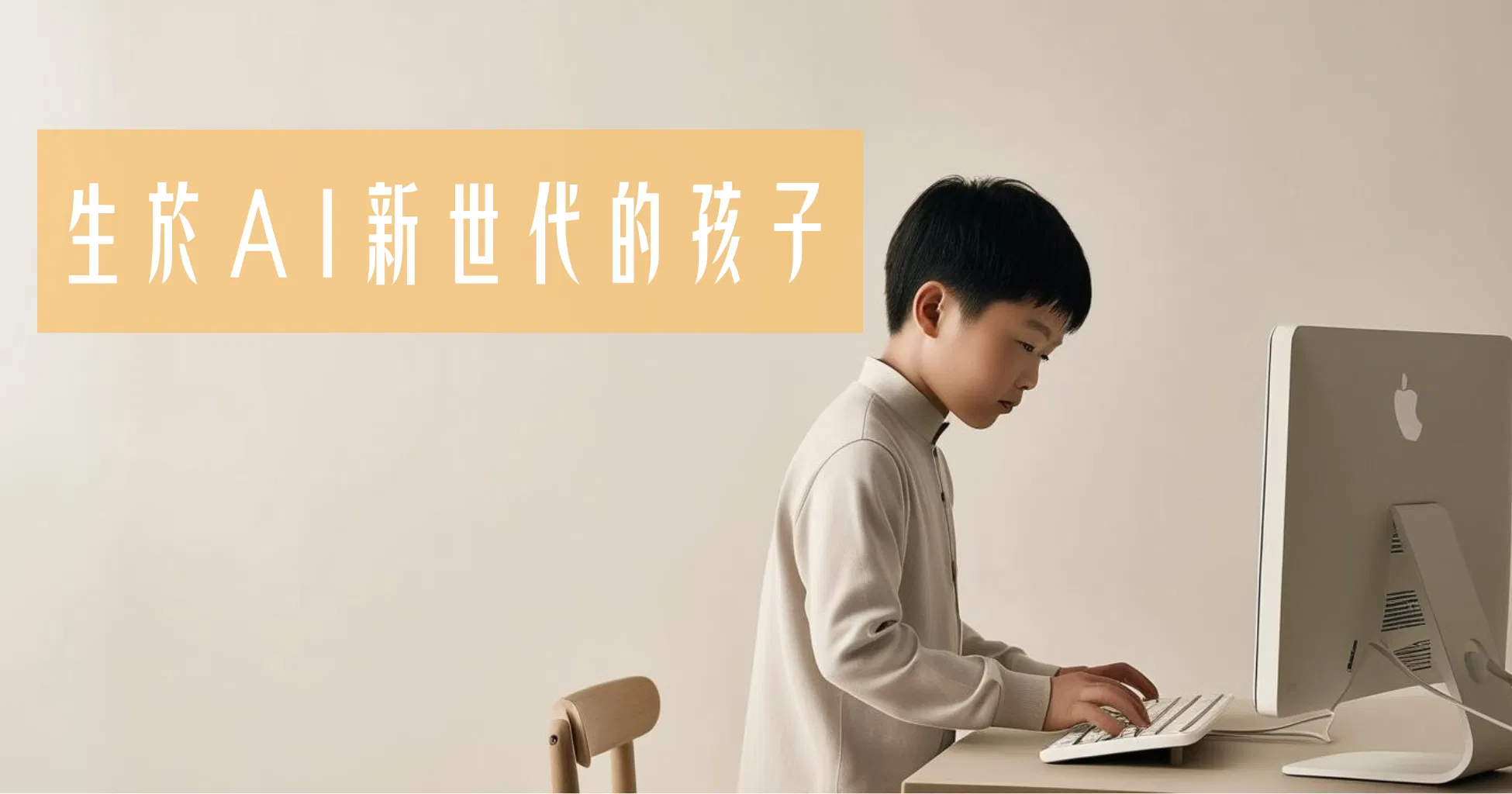 生於AI新世代的孩子
