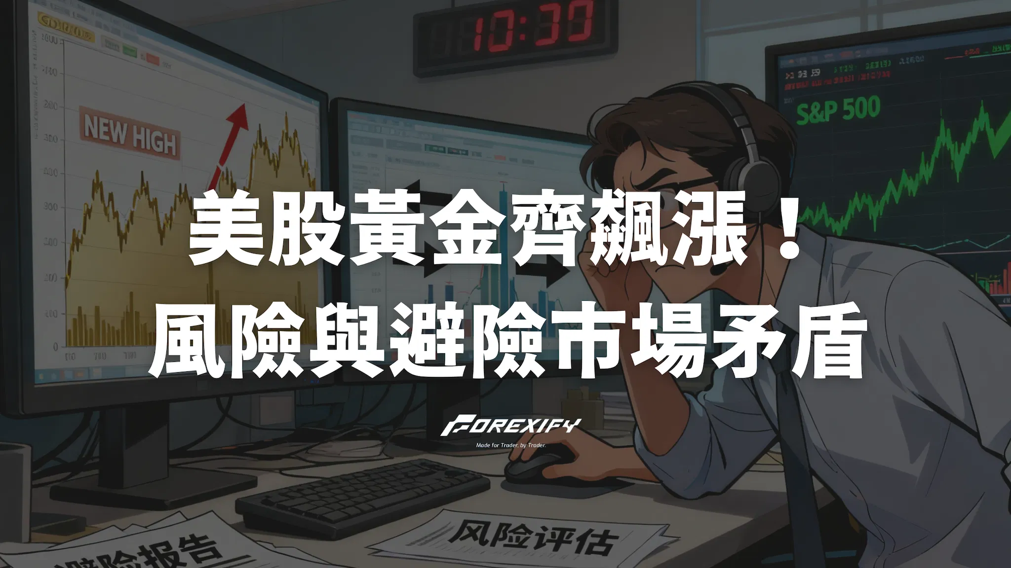 美股黃金齊飆漲！風險與避險共存市場矛盾