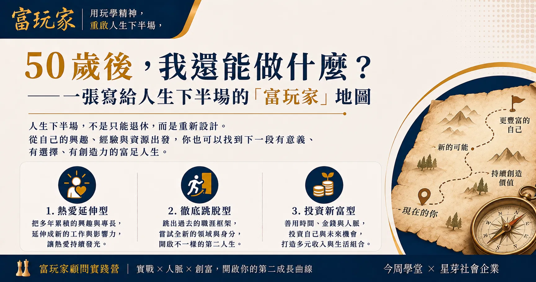 50 歲後，我還能做什麼？