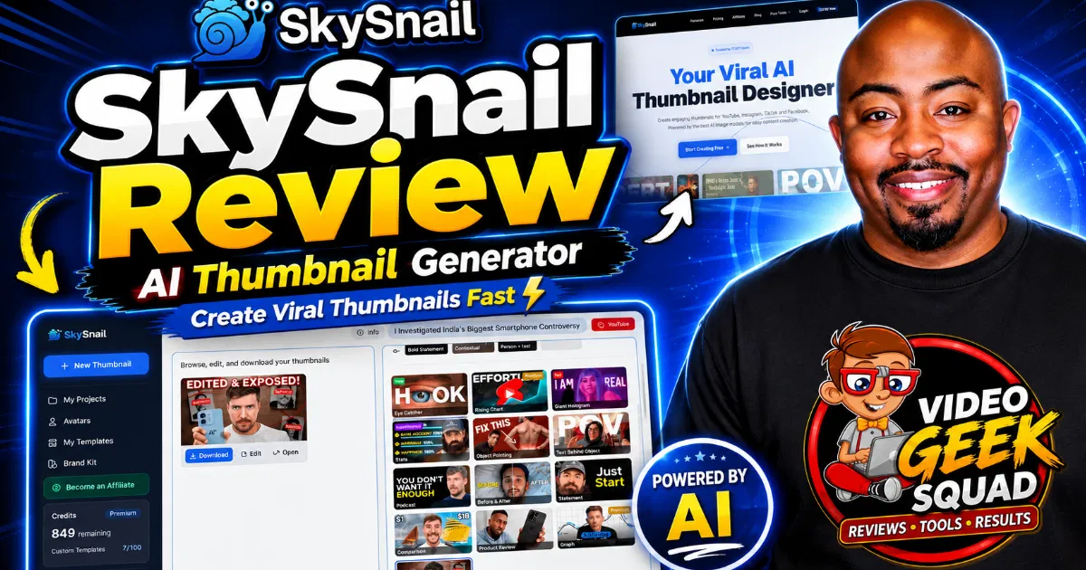 SkySnail Review: Make YouTube Thumbnails Fast with AI