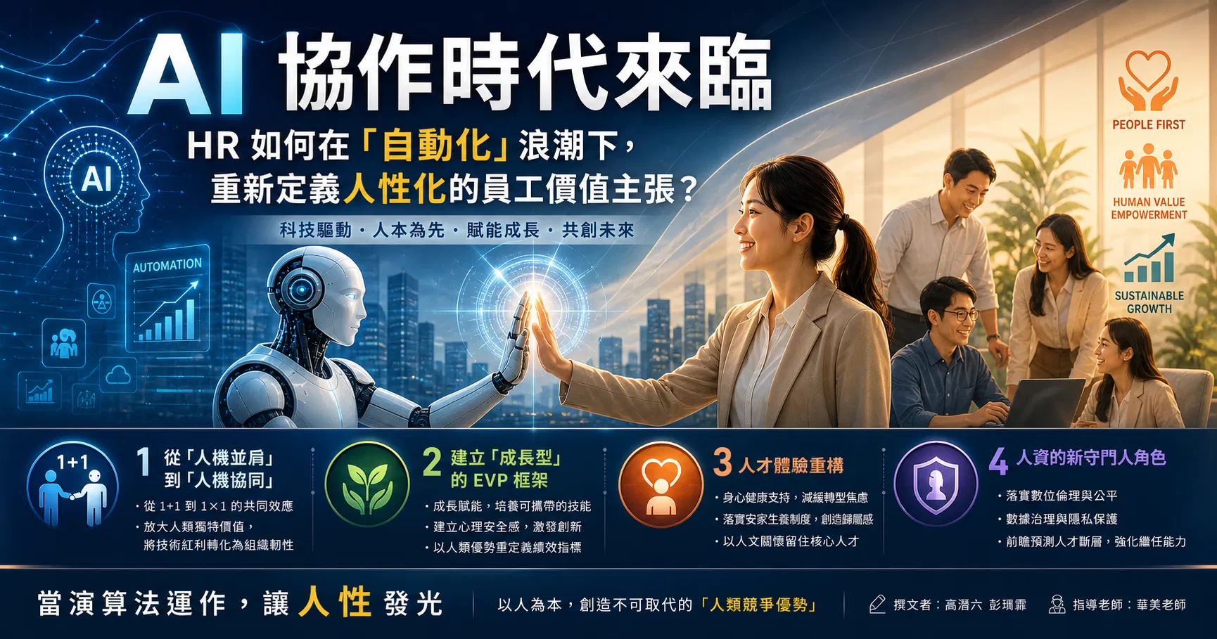 AI 協作時代來臨：HR 如何在「自動化」浪潮下，重新定義人性化的員工價值主張？