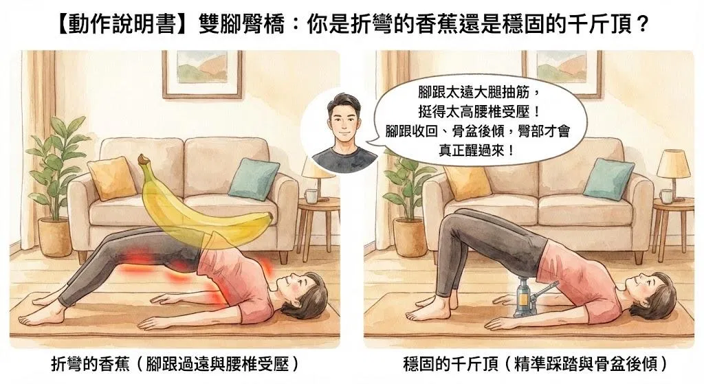 雙腳臀橋