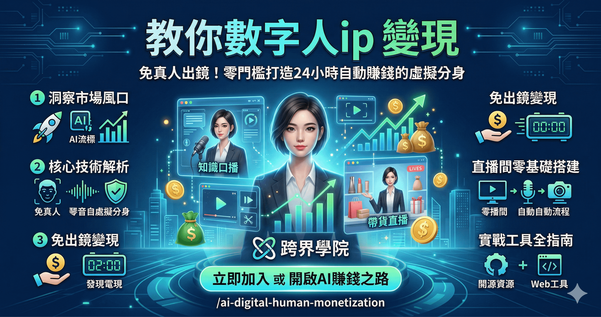 教你數字人IP變現