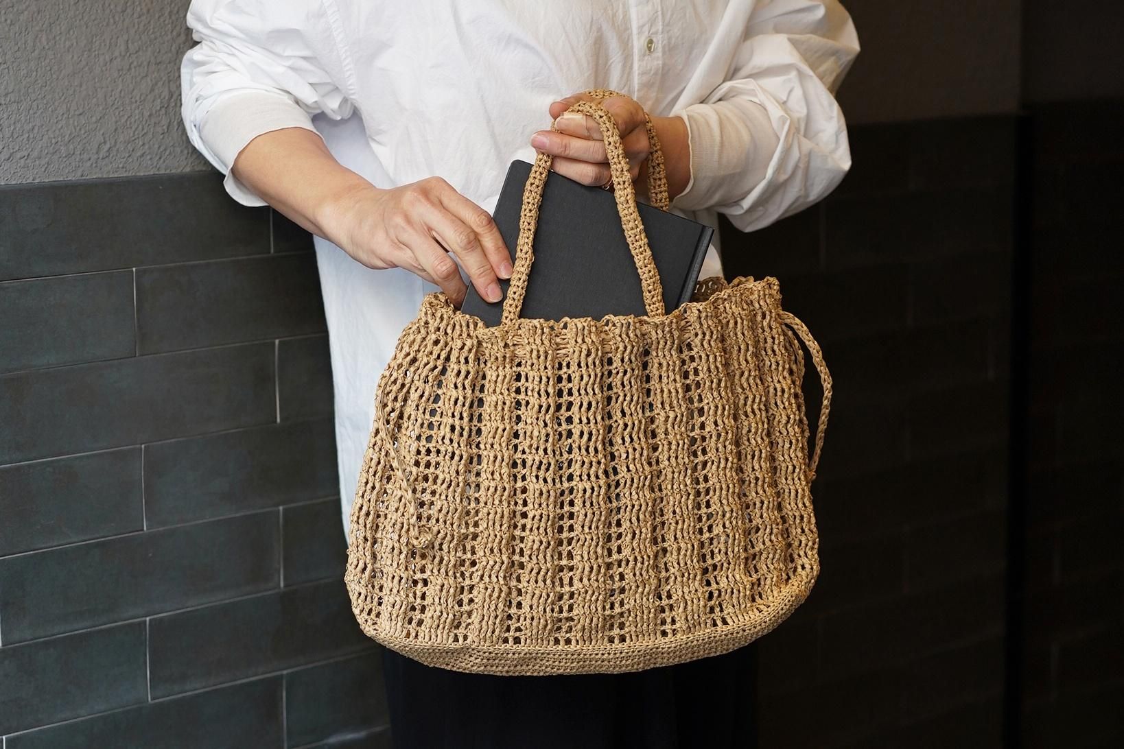 DARUMA 限量材料包 - 日系束口編織手提包｜超值影音材料包