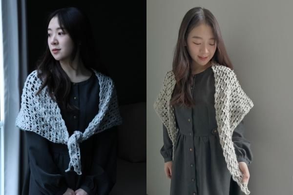 isk-026 鈴蘭花披肩｜超值影音材料包