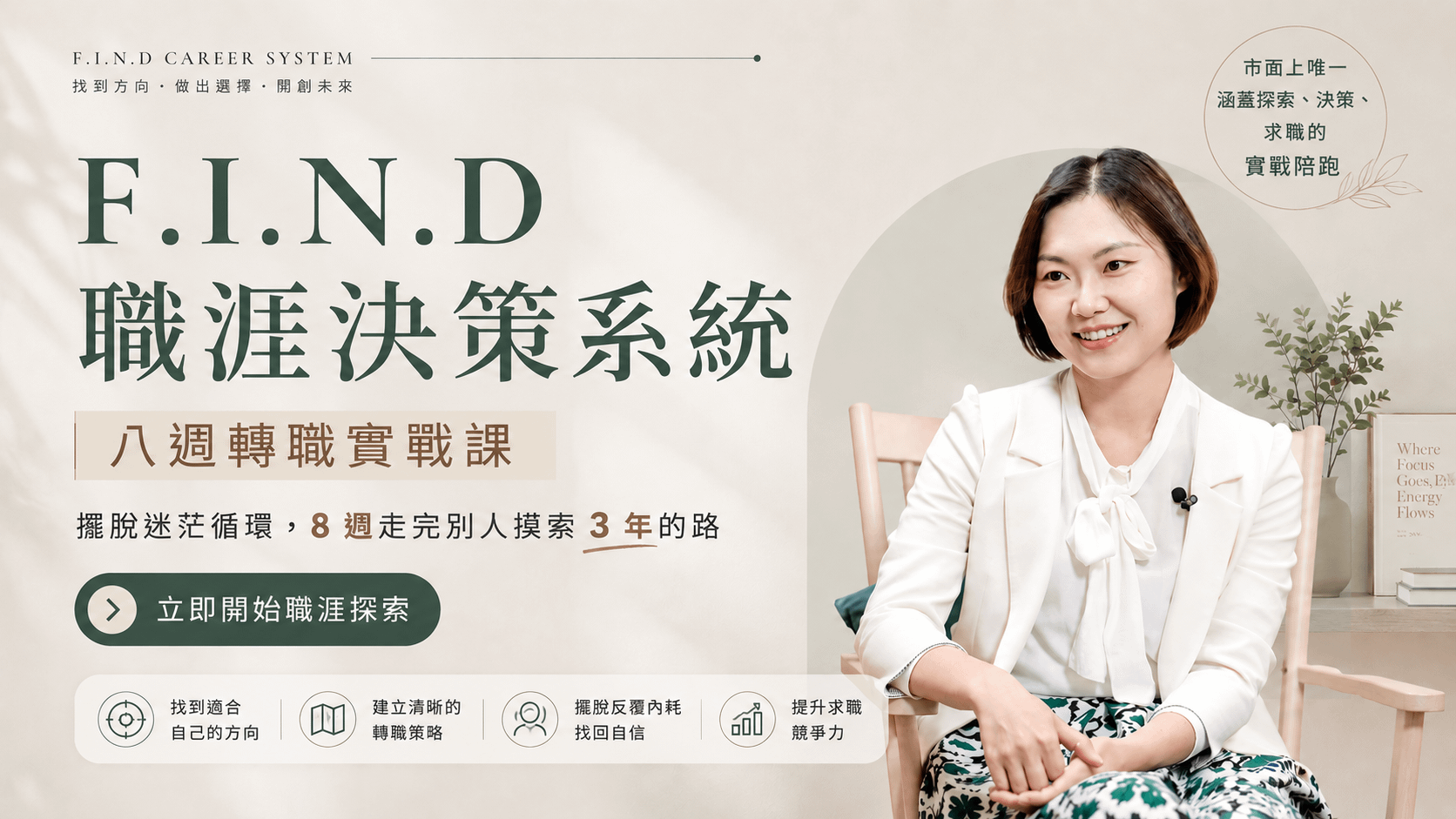 F.I.N.D 職涯決策系統 八週轉職實戰課